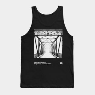 Simon & Garfunkel - Bridge Over Troubled Water / Minimalist Pantone Graphic Tank Top